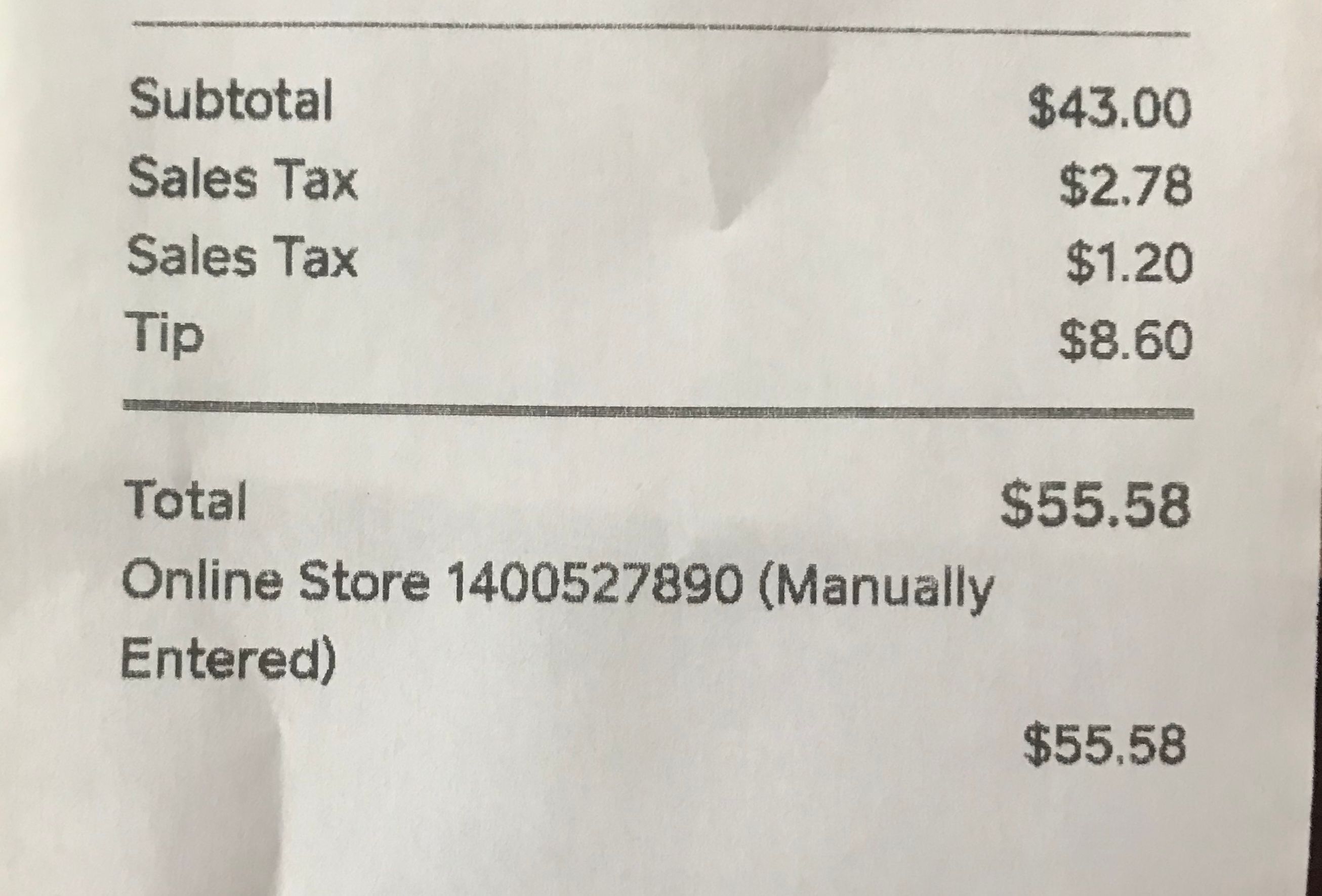 store receipts online