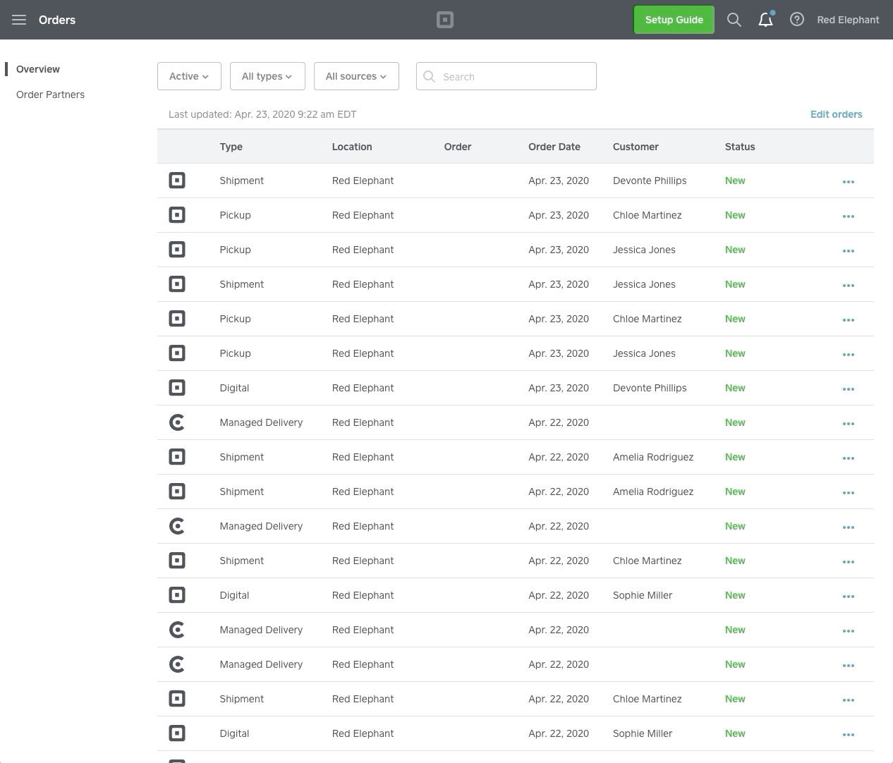 Manage Online Orders with Square