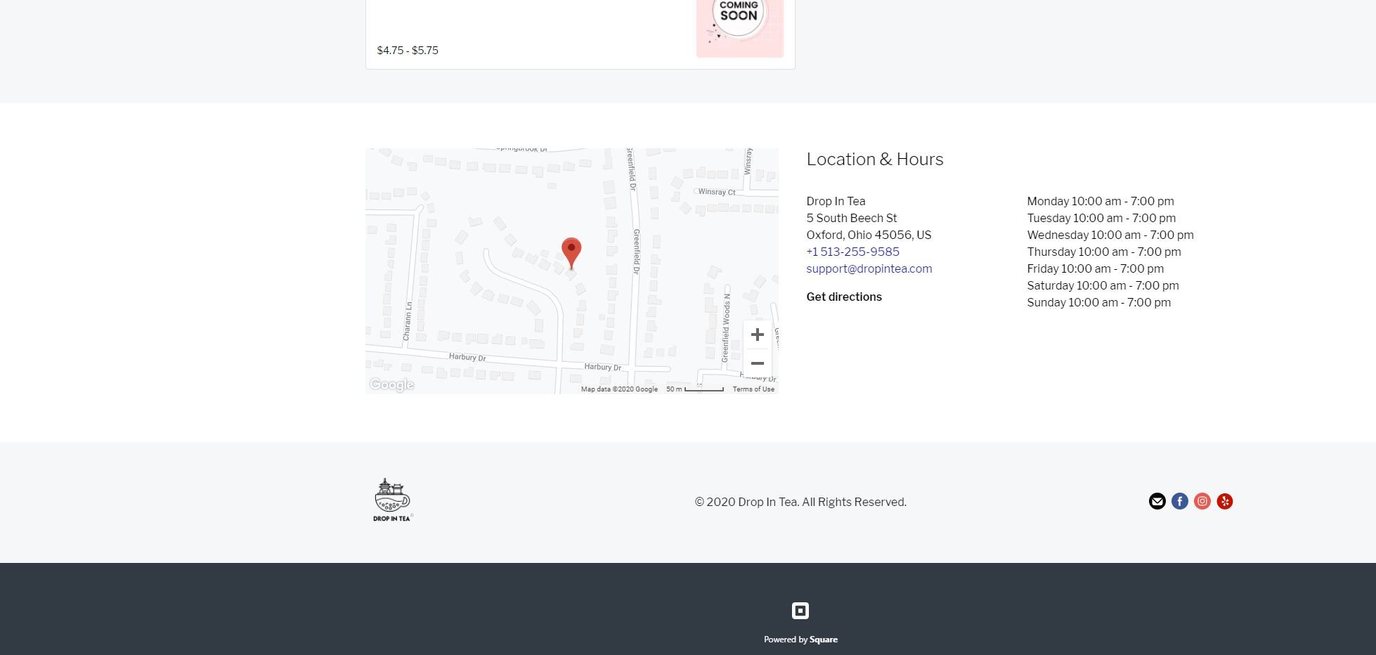 Solved Square Online Website Shows Incorrect Google Maps The